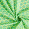 cotone rivestito Soggetti astratti – giallo limone/azzurro,  thumbnail number 3