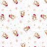 taglio di tessuto French terry, felpa estiva Orsacchiotto di Natale – bianco lana/rosso,  thumbnail number 8