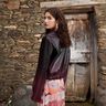 similpelle sfumatura di colori | Katia Fabrics – nero/rosso Bordeaux,  thumbnail number 7