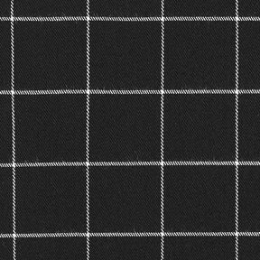 misto viscosa stretch, quadri – nero/bianco, 