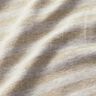 Jersey di cotone a righe glitterate melange – grigio chiaro/oro effetto metallizzato,  thumbnail number 2
