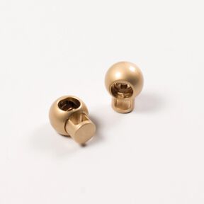 fermacorda Sfera [2 pz.] – oro effetto metallizzato, 