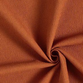 piqué nido d’ape mini – terracotta, 