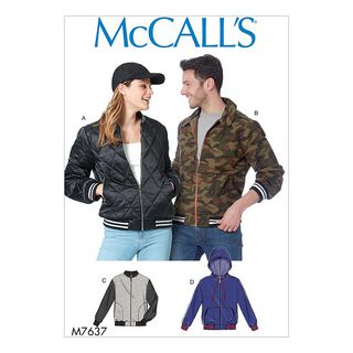 bomber misses/uomo | giubbotto, McCalls 7637 | 46 - 56, 