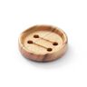 bottone in legno 4 fori – naturale,  thumbnail number 2