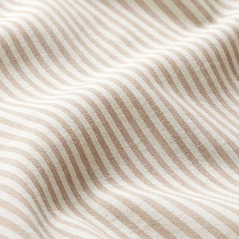 misto cotone viscosa righe – beige/bianco lana,  image number 2