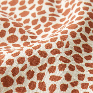 tessuto arredo mezzo panama Stampa leopardata – marrone/naturale, 
