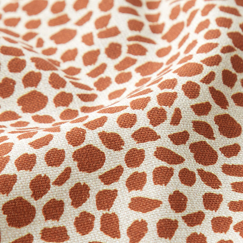 tessuto arredo mezzo panama Stampa leopardata – marrone/naturale,  image number 2
