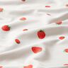 GOTS jersey di cotone Fragole all'acquerello stampa digitale – avorio,  thumbnail number 2