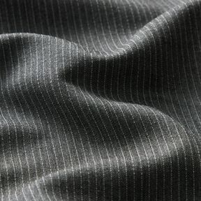 Tessuto gessato piccolo per pantaloni – argento anticato, 