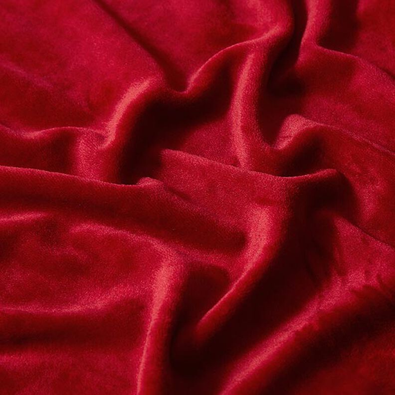 Velluto stretch vellutino nicki – rosso,  image number 2