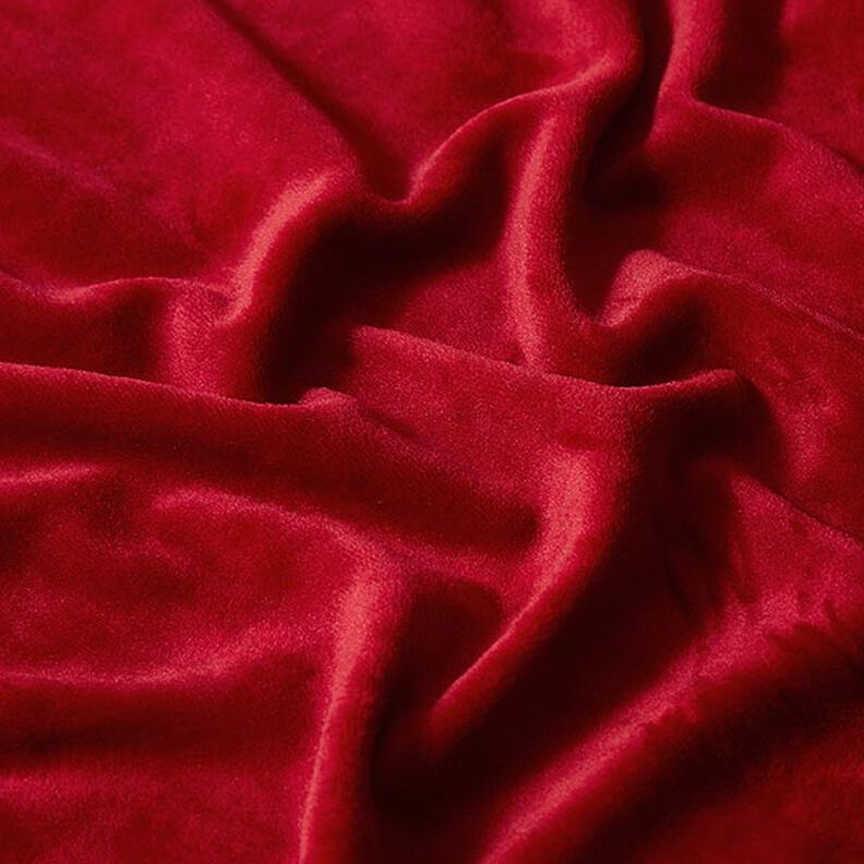 Velluto stretch vellutino nicki – rosso, image number 2