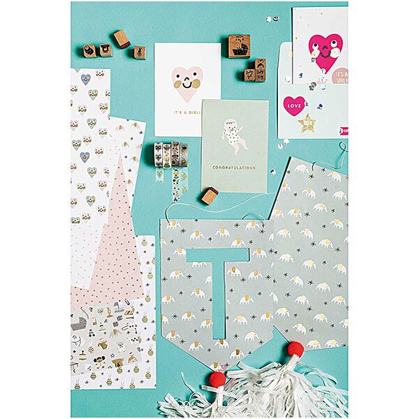 DIY CARD HELLO BABY, CUORE | RICO DESIGN, image number 5