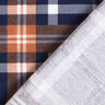 flanella di cotone Stampa con motivo a quadri | by Poppy – blu marino/marrone capriolo,  thumbnail number 4