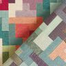 tessuto arredo gobelin Tetris – rosso carminio/verde,  thumbnail number 4