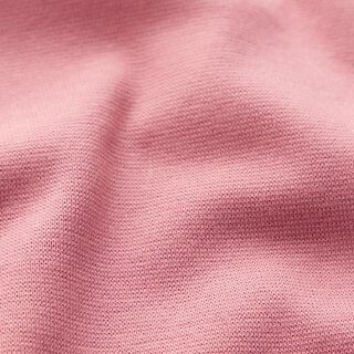 GOTS tessuto per bordi e polsini in cotone | Tula – rosa anticato, 
