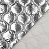 tessuto trapuntato Linee sinuose – argento effetto metallizzato,  thumbnail number 4