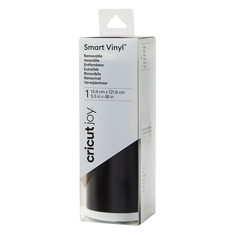 Pellicola vinilica Cricut Joy Smart, opaca [ 13,9 x 121,9 cm ] – nero,  image number 1