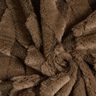 ecopelliccia tessuto bouclé losanghe – marrone scuro,  thumbnail number 3