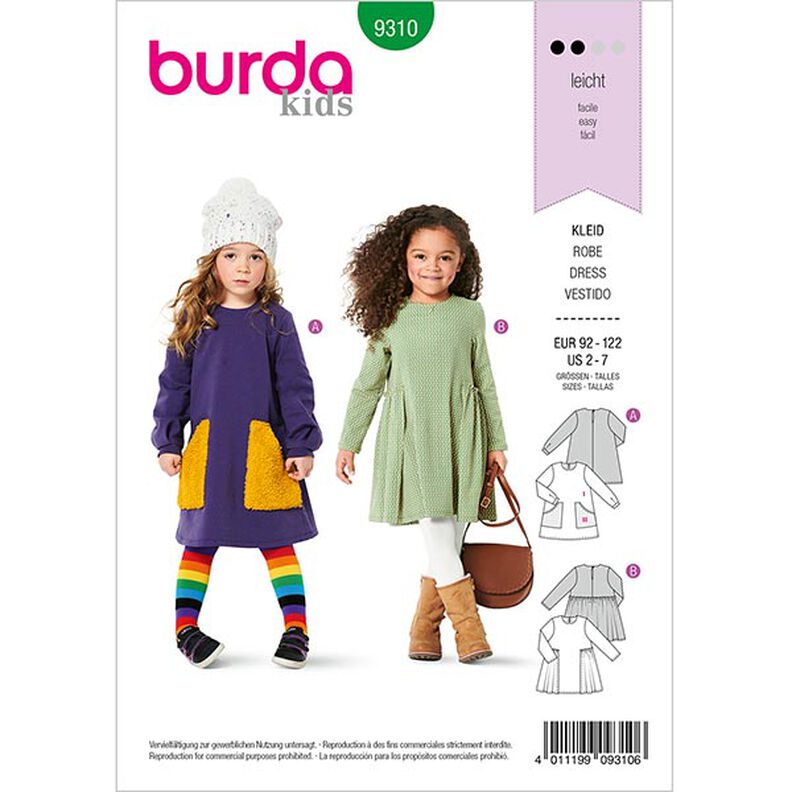 abito, Burda 9310 | 92-122,  image number 1