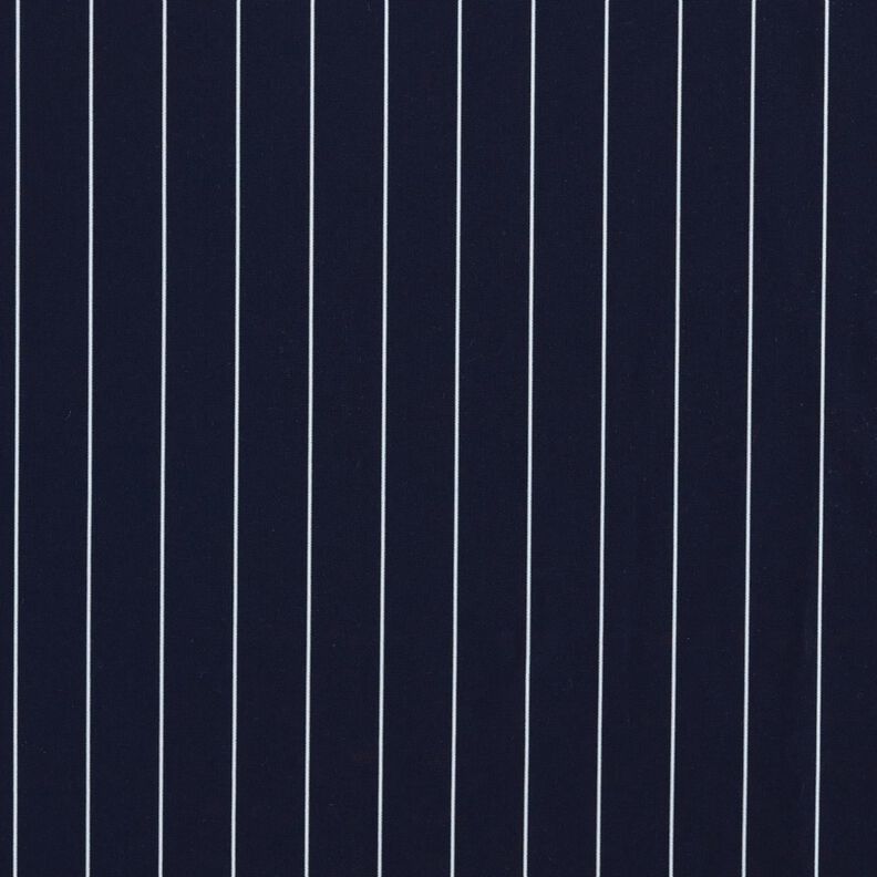 Tessuto per pantalone gessato elasticizzato – blu notte/bianco,  image number 1