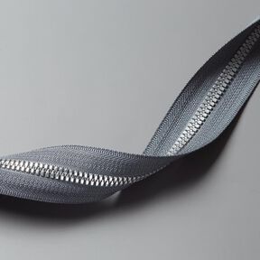 Cerniera lampo divisibile | effetto metallo argento (182) | YKK, 