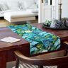 mezzo panama tessuto arredo Polinesia – blu/verde,  thumbnail number 6
