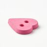 Bottone a forma di cuore [Ø 15 mm] – pink,  thumbnail number 2