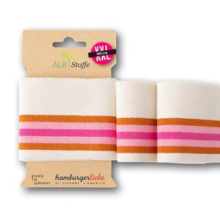 GOTS tessuto in maglia bio per bordi e polsini CUFF ME COLLEGE [140 cm | 7,5 cm] | Albstoffe, 