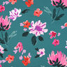 French terry Colette stampa digitale | Nerida Hansen – azzurro/peperoncino,  thumbnail number 1