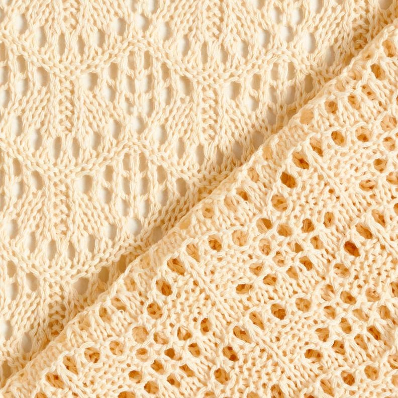 Tessuto a maglia con motivo a onde &ndash; crema,  image number 4