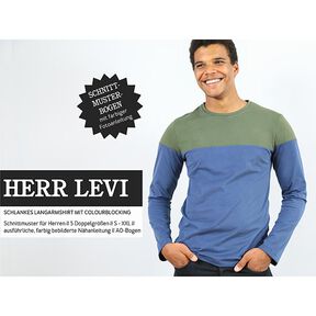 MR LEVI Maglia a maniche lunghe con blocchi di colore | Studio Schnittreif | S-XXL, 