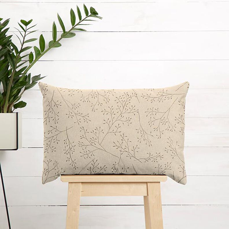 Tessuto arredo mezzo panama rami sottili – naturale,  image number 8