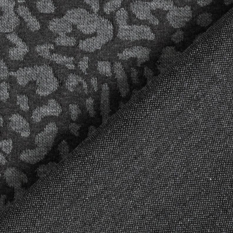 Tessuto jacquard leopardato – grigio chiaro/grigio scuro, image number 5