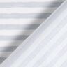 tessuto in cotone cretonne Strisce casual – grigio chiaro/bianco,  thumbnail number 4