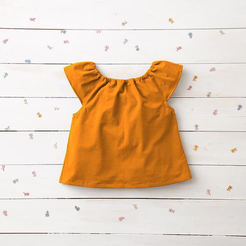 jersey di cotone medio tinta unita – arancione,  image number 7
