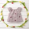 mussolina / tessuto doppio increspato Fiorellini ricamati | Poppy Fabrics – rosa antico chiaro,  thumbnail number 7