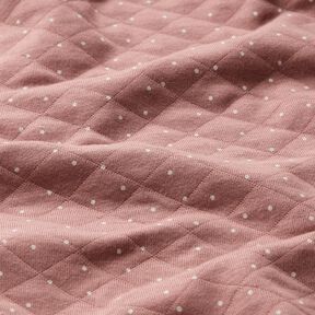 double face Pois – rosa antico scuro, 