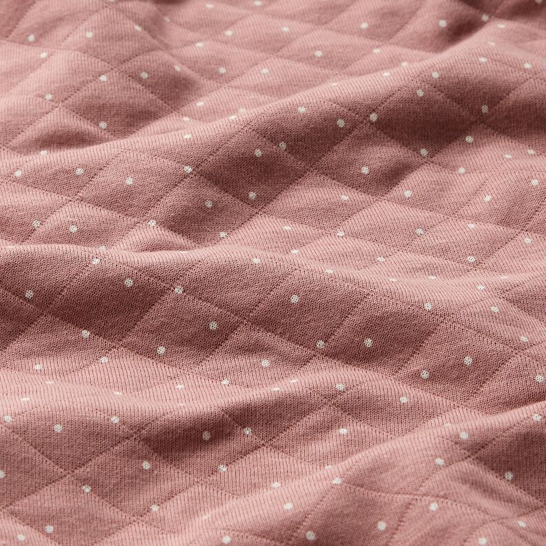 double face Pois – rosa antico scuro, image number 2