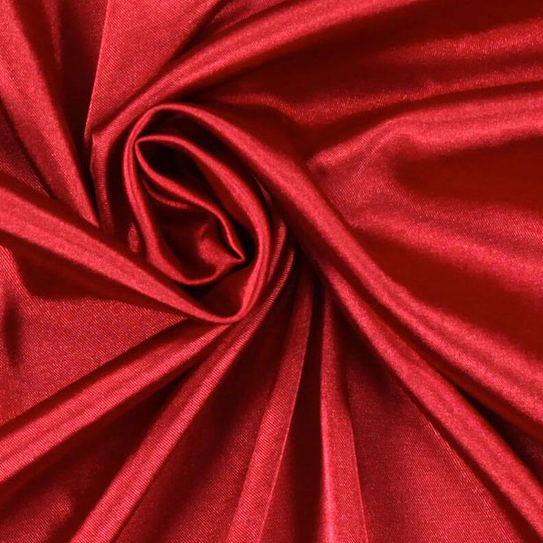 Stretch Satin – rosso carminio, image number 2