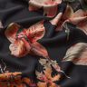 Quadri di fiori in chiffon crêpe – nero,  thumbnail number 2