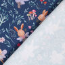 GOTS jersey di cotone Fate dei coniglietti stampa digitale – blu marino,  thumbnail number 4