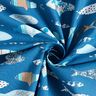tessuto in cotone cretonne Pesci astratti – blu,  thumbnail number 3