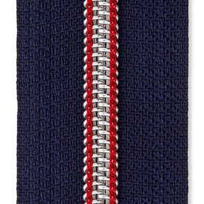 cerniera lampo senza fine [5 mm] metallo | Prym – blu marino/rosso, 