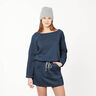 felpa garzata Premium – nero-azzurro,  thumbnail number 5