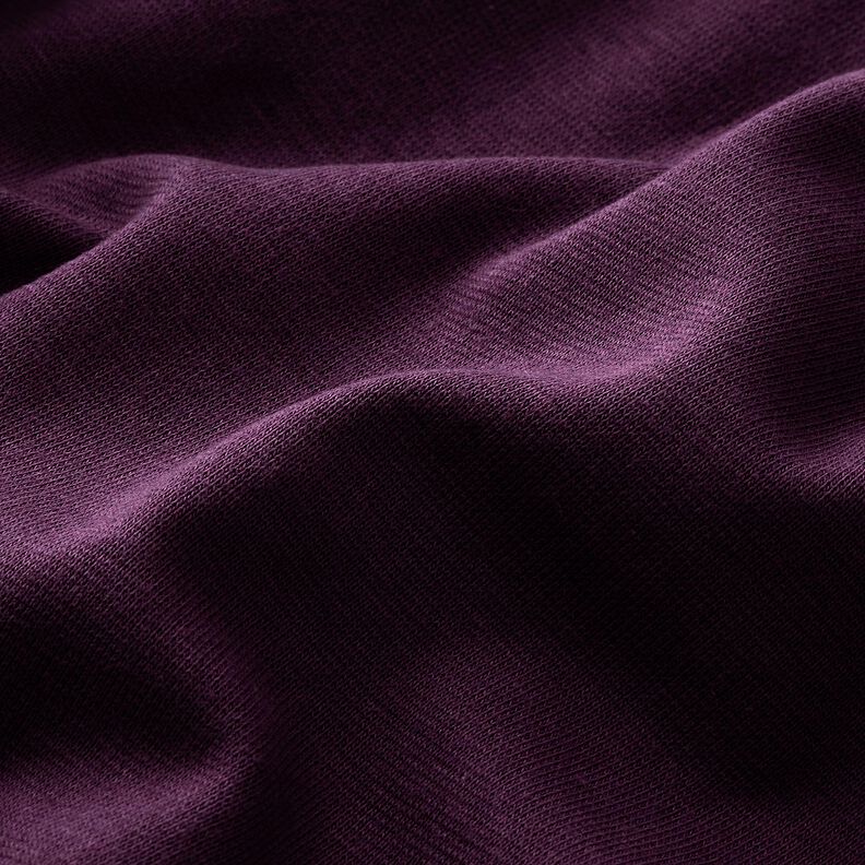 tessuto per bordi e polsini tinta unita – prugna,  image number 2