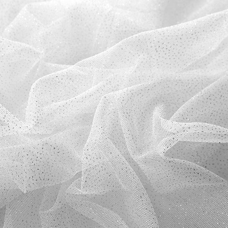 tulle glitter Royal – bianco/argento,  image number 4