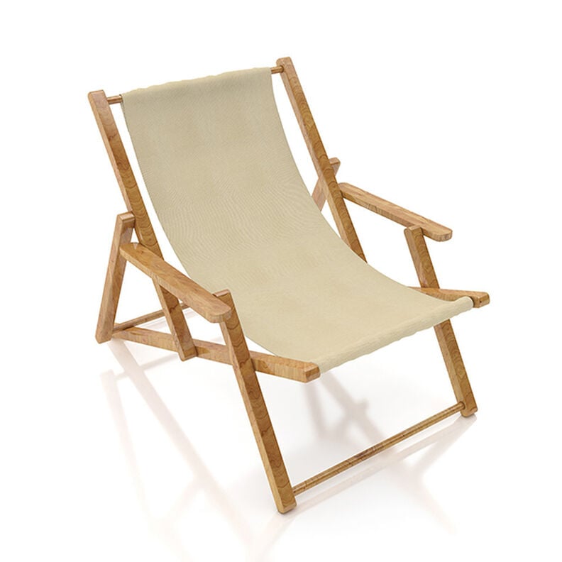 Outdoor Tessuto per sedia a sdraio Tinta unita 45 cm – beige,  image number 4