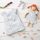 popeline di cotone sott’acqua – bianco/blu acciaio,  thumbnail number 6