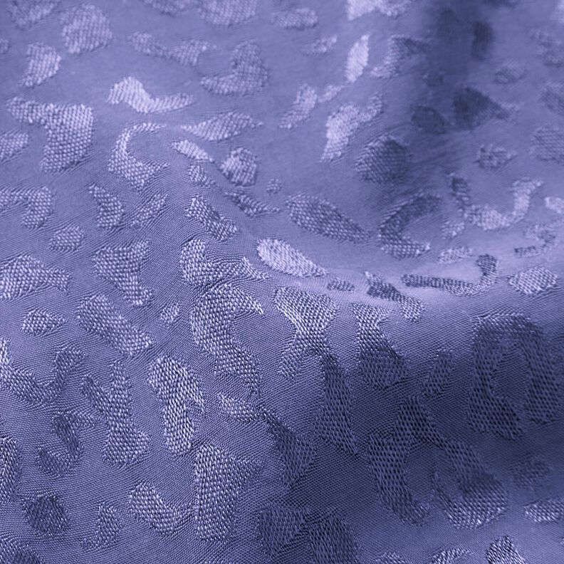 Tessuto in viscosa con motivo leopardato – lilla bluastro,  image number 3